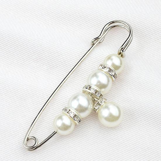 Bezpečnostní brož Jemné zpracování Prevence expozice Atraktivní Faux Pearl Women Safety