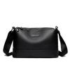 Fashion leather shoulder bag men's multi-compartment large capacity first layer cowhide messenger bag trendy versatile small backpack