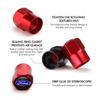 LLKF5 Car Wheel Tackie Valve Dust Cover Tire Accessories For Ford Fiesta Ranger Mondeo Escape Ecosport Fusion Explorer
