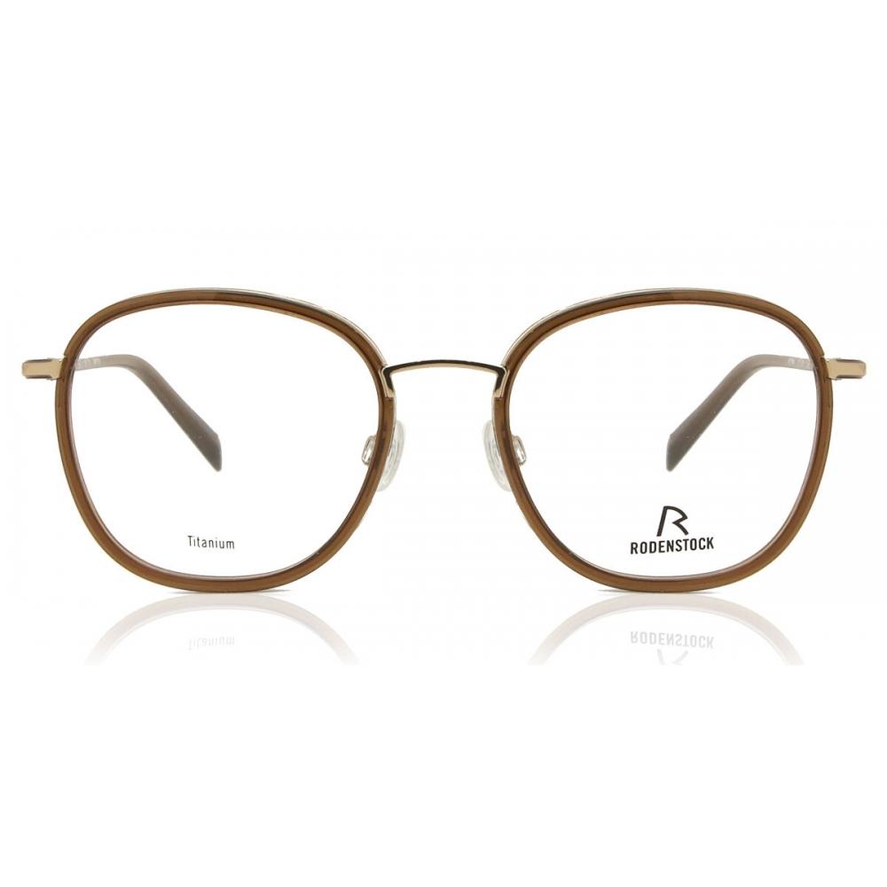 

Rodenstock R7114 B Women Eyeglasses Brown Gold/49