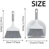 Handheld Mini Dustpan and Brush Set Flexible Desktop Mini Broom Set  Window Gap Cleaning