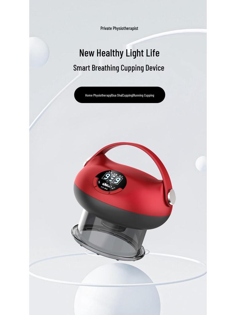 Portable Electric Heating Cupping and Guasha Vacuum Massager