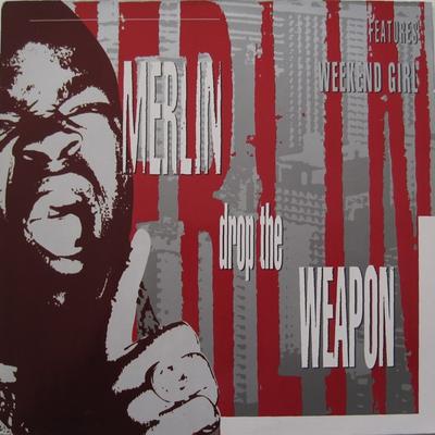 12inch Record MERLIN - Drop The Weapon / Weekend Girl LEFT32T Rhythm King, Ro 1989 Germany Rap & Hip-Hop/R&B Used