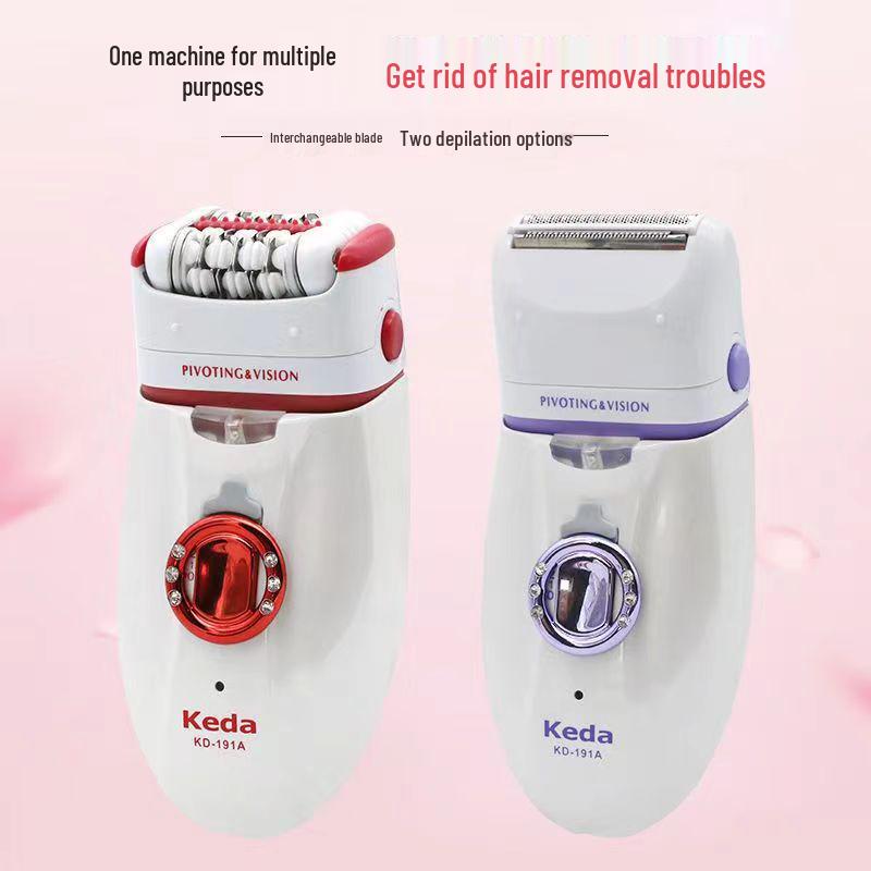Dispozitiv de epilare reîncărcabil pentru femei cu lumină pentru axile, picioare și întregul corp.