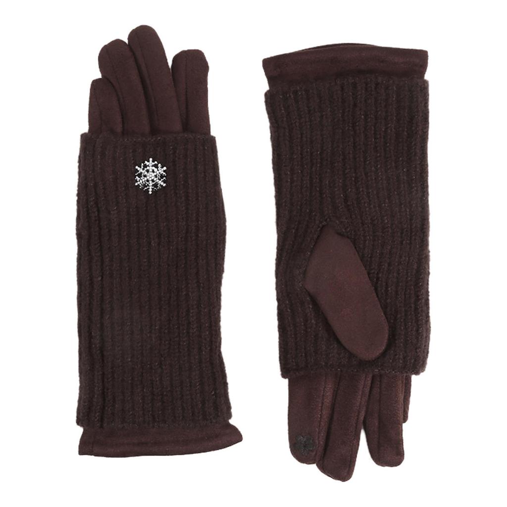 3 Ways To Wear Removable Knitted Gloves Women Winter Keep Warm Touch Screen Fashion Elegant Soft Thickened Prevent Cold Gloves