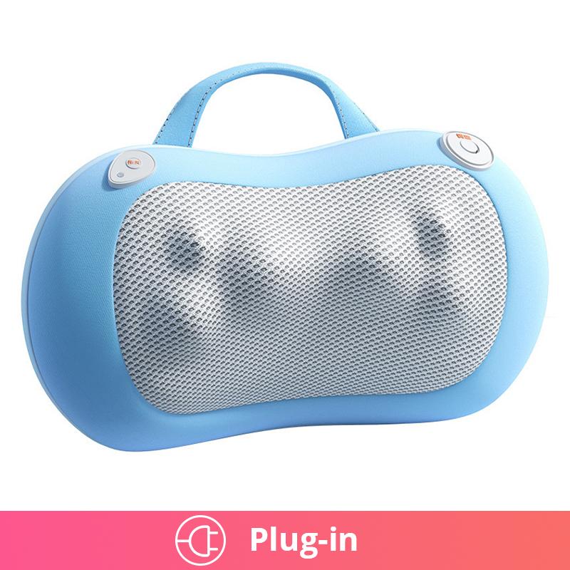 

Электрическая портативная массажная подушка, массажер для шеи, инструмент для массажа всего тела, разминающий горячий компресс, массажная подушка для дома, автомобиля, офиса