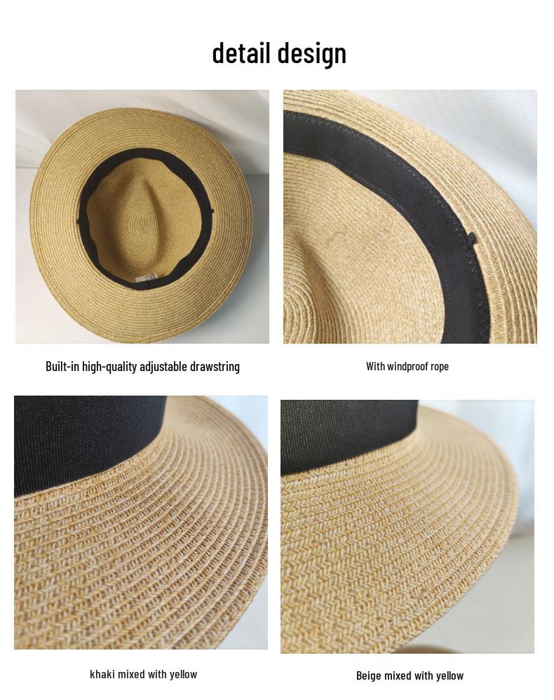 Pălărie Fedora Premium din Paie Panama pentru Bărbați și Femei