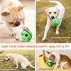 Dog Vocal Interactive Toy Leaky Food Ball Relieve Boredom Grinding Tooth Resistant Leaky Foods Toys Pet Products Supplies Rolled for Pet Dog Fun