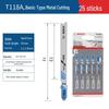 T118A Metal Cutting Jigsaw Blade CN Plug (adapter Included)