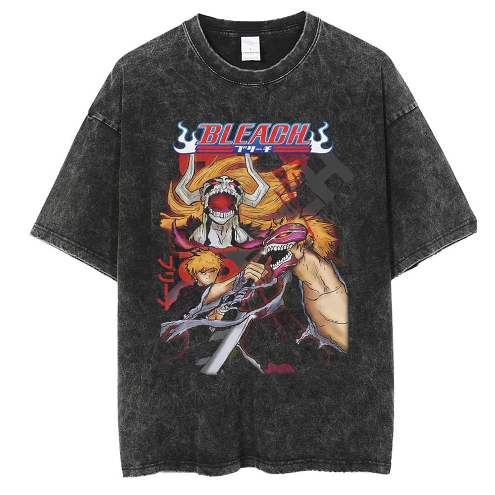 

Футболка с принтом японского аниме Bleach Zaraki Kenpachi Graphic T Shirt Men Women Manga T Shirts Harajuku Male Oversize Washed Cotton T Shirt 4XL