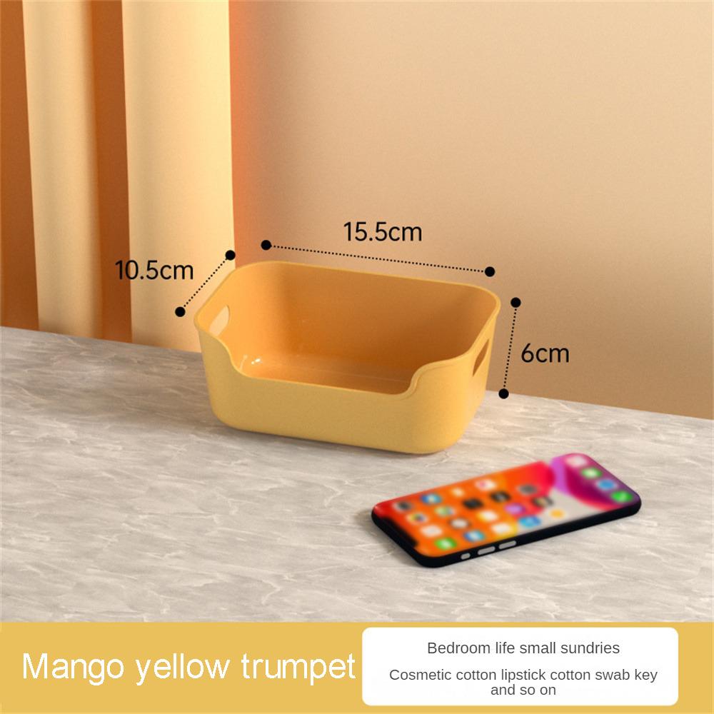 Household Multifunction Storage Basket Handle Design Fall Resistance Non-slip High Capacity Classification Storage Big Exposure