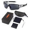 Sports Polarized Ultra Light TR90 TAC UV400 UV Unisex Transparent Gray [BEACOOL] Sunglasses, Lenses, Baseball, Running, Cycling, Climbing, Fishing,