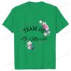 French Team Bride Squad T-shirt Flower Graphic Bridal Shower Wedding Tops Women Bachelorette EVJF Party Blouses Bridesmaid Tees