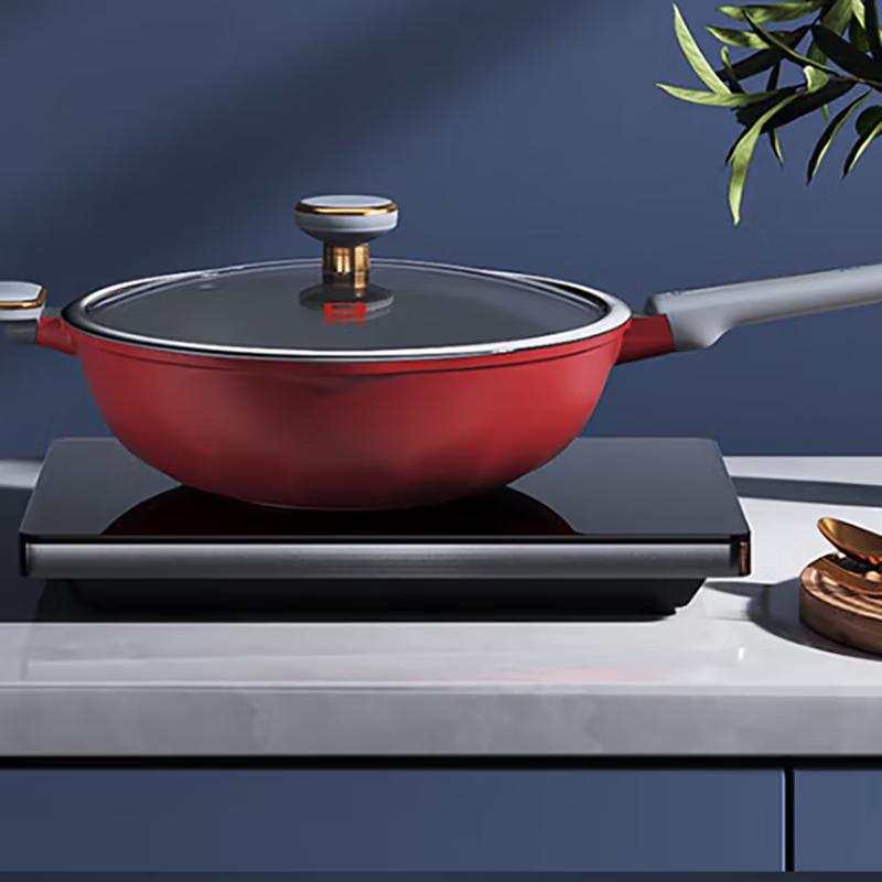 Kumbach Red Dot Titanium Non-Stick Wok