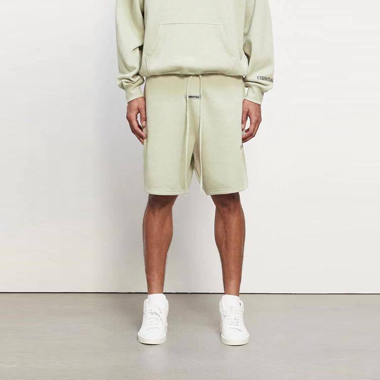 Fear of God Essentials Sweat Shorts Unisex Bottoms Sage-Green FOG-FW20-305