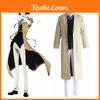 Authentic Osamu Dazai Cosplay Costume With Breathable Fabric And Perfect Stitches