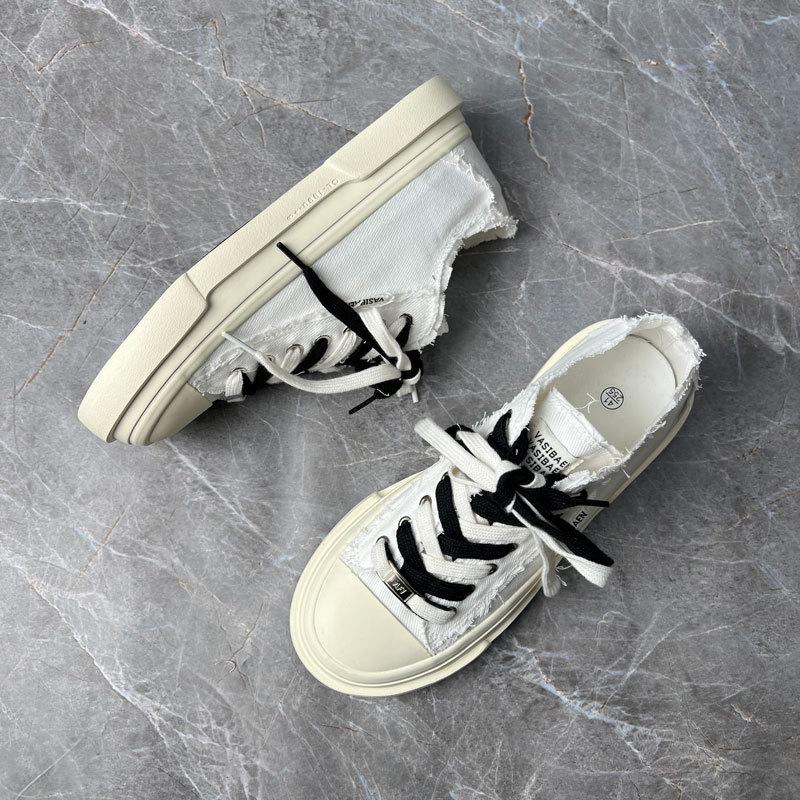 

Новые летние парусиновые кеды для мальчиков, модные мужские трендовые универсальные повседневные кеды в корейском стиле 44 белый