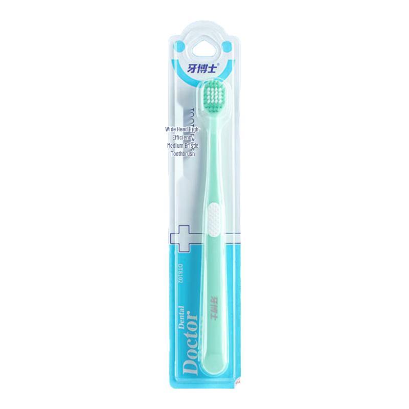 Dr. Tooth Wide Head Medium Bristle Toothbrush