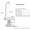 Elektrischer Wasserspender fürs Büro, wiederaufladbarer Flaschenwasserpumpen-Haushaltswassereimer, Wasserdruck, drahtloser Wasserhydrant