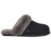 New UGG Scuffette Ii Slipper Black Grey Women's 1106872-BCGR