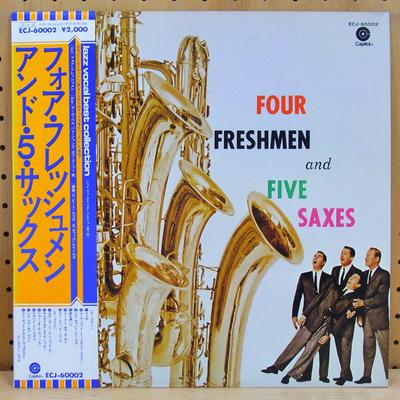 LP Record FOUR FRESHMEN  Four Freshmen And Five Saxes ECJ60002 CAPITOL Japan Jazz Used