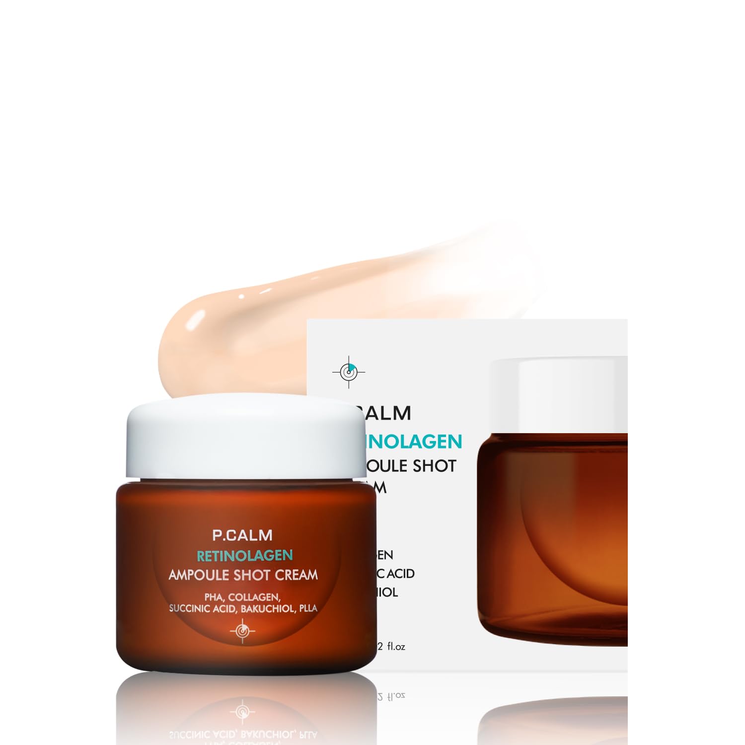 P.CALM Retinolagen Ampoule Shot Cream 60ml  Retinol Collagen Pore and Elasticity
