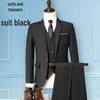Men's Korean Style Business Suit: Three-Piece Trendy Casual Groomsmen Outfit