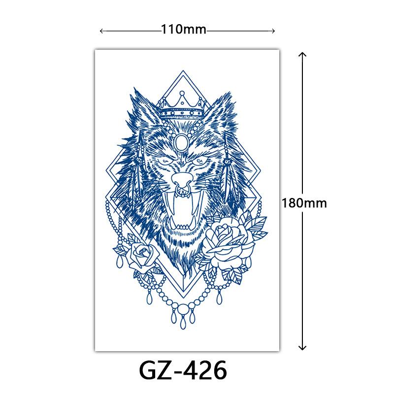 Autocolante Tatuaj Herbal, Autocolante Tatuaj cu Suc, Autocolante Tatuaj Semi-Permanent cu Litere Englezești Tatuaj