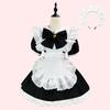 Japanese-Style Cute Lolita Bunny Girl Cosplay Black and White Maid Outfit Lolita Dress
