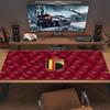 Belgium Color Mouse Pad Large Gaming Table Cushion Non-slip Laptop Tablet Big Mousepad XXL Mat Mini PC Playmat With Lock edge