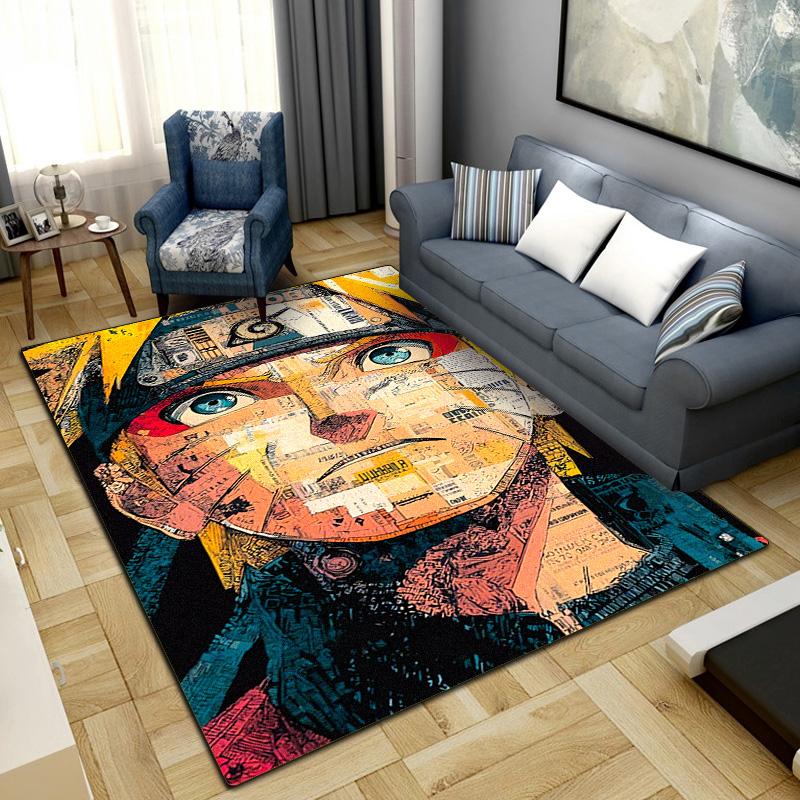 Anime-Naruto Area Carpet for Living Room Bedroom Home Decor Cool Movie Mat Floor Mat -LXR75