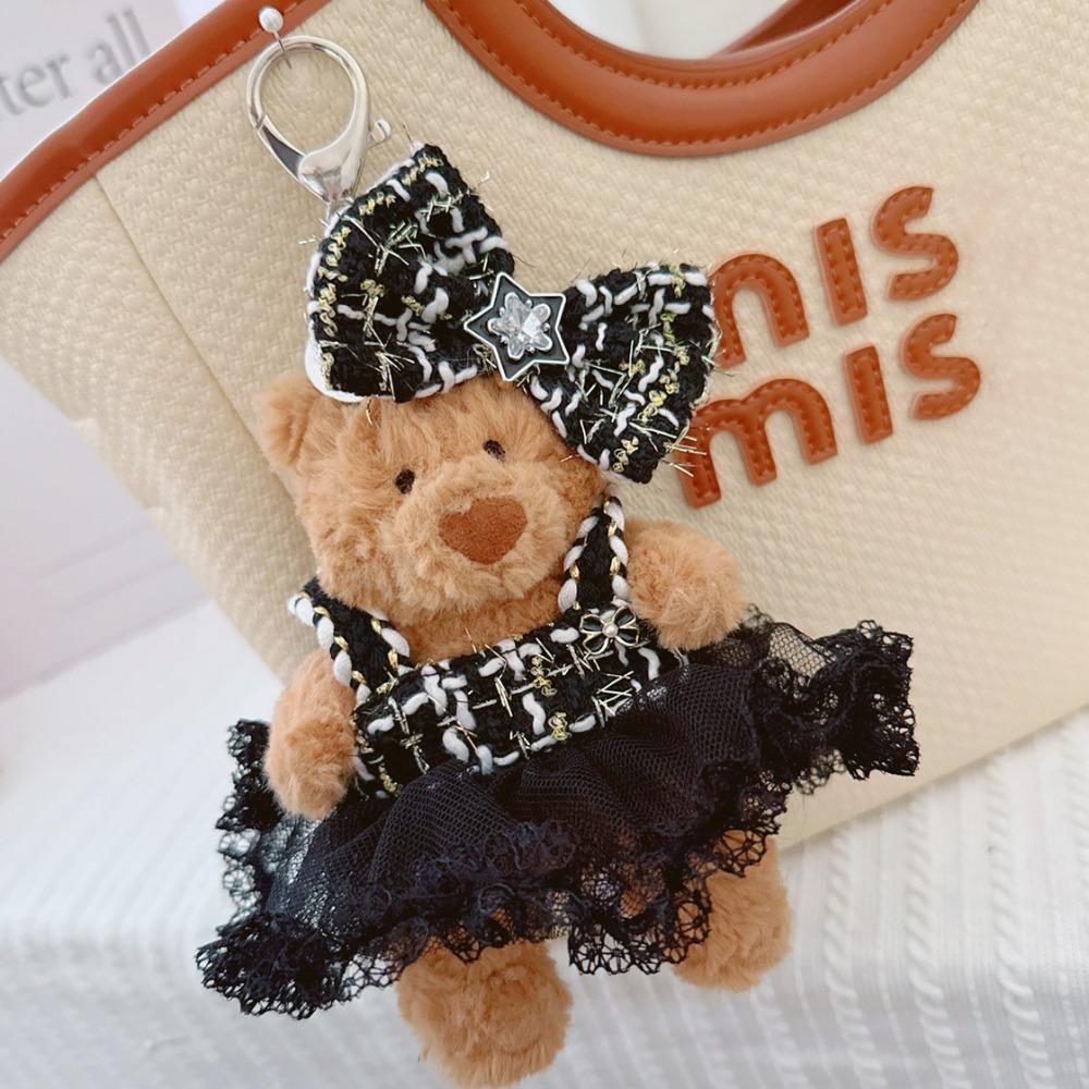 Handmade 17cm Labubu Pendant Clothes Suspender Dress Plush Dolls Clothes 17cm Labubu