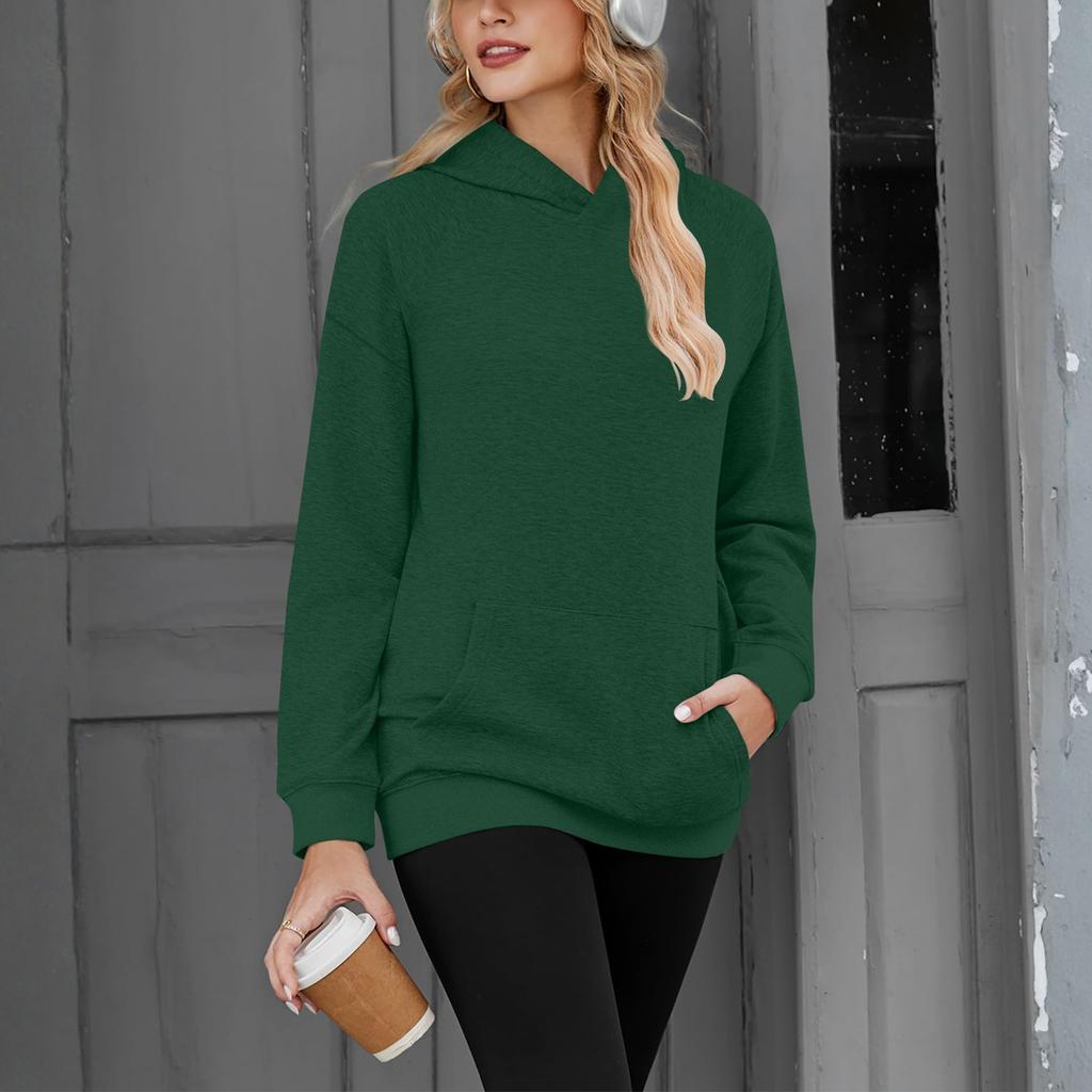 Women's Solid-color Fashionable Long-sleeved Top