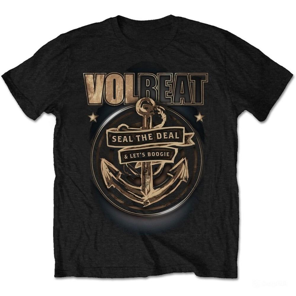Volbeat Anchor T-Shirt Unisex Rock Band Short Tee Fan Gifts All Size Unisex T-Shirt M