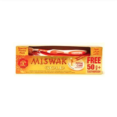 Miswak Gold Toothpaste +  1 Brush FREE