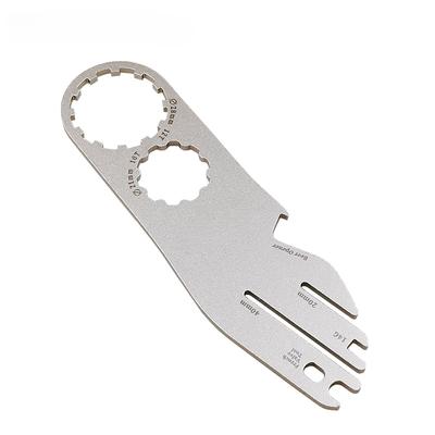 Bisiklet Disk Fren Ayar Aleti 40mm 20mm 14G Bisiklet Fren Anahtarı Bisiklet Disk Fren Balata Ayar Aleti 3 Yuva Derinliği
