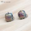 Fashion Elegant Luxury Square Colorful Drop Earrings For Women Girl Wedding Party Trendy Rose Gold Color Jewelry Eardrop