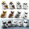 Simulation Owl Ornaments Plush Toys Cute Doll Artificial Fur Toy Christmas Tree Decor Pendant Christmas Gift For Kids Home Decor