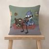 Cartoon R-Regular Show Pillowcase Toon Gift Cushion Cover Bedroom Home Sofa Chair Seat Decor Pillow Case