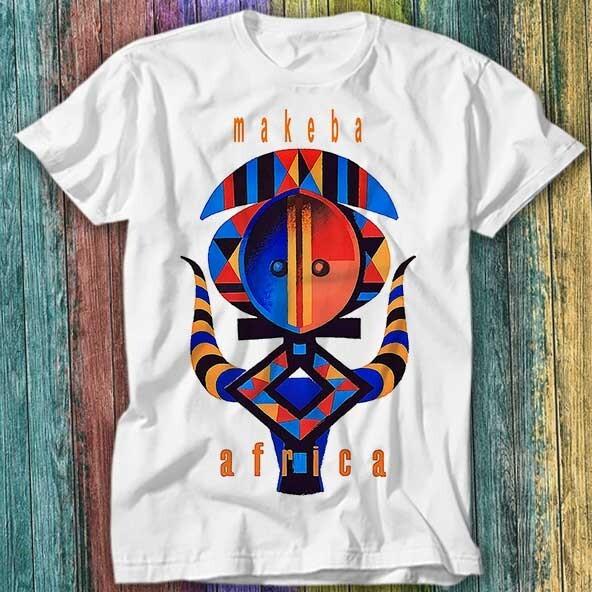 

1962 Makeba South Mama Africa Travel T Shirt Top Tee 542 4XL