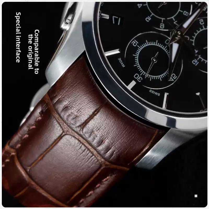 Zakřivený konec Originální kožený řemínek k hodinkám Pro 1853 Tissot T035 T035617 T035627 T035410 T035407 Řemínek k hodinkám 22mm 23mm 24mm řemínek pánský