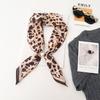 Summer imitation silk satin silk scarf magnetic suction silk scarf lazy silk scarf long necklace decorative thin scarf