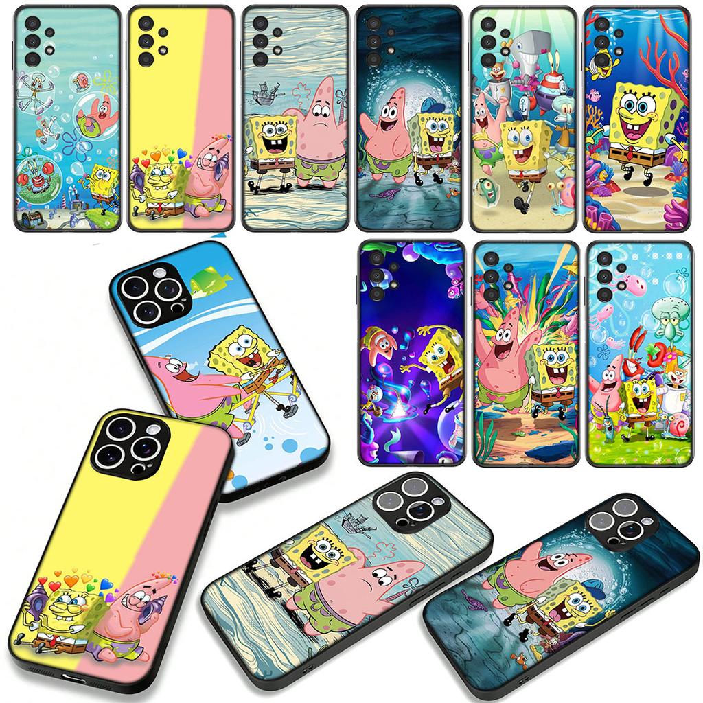 Phone Cover Sponges Bob S-SpongeBobs S-SquarePant for Xiaomi Redmi Note 15 11 9 10 Pro Plus A5 9A 9T 10A 10C 9C NFC 15C 8T Case