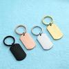 Laser Engraved Color Metal Keyring Pendant - Festival Gift Ornament