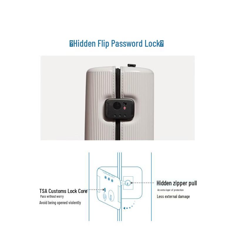 ITO PISTACHIO Lightweight Carry-on Suitcase