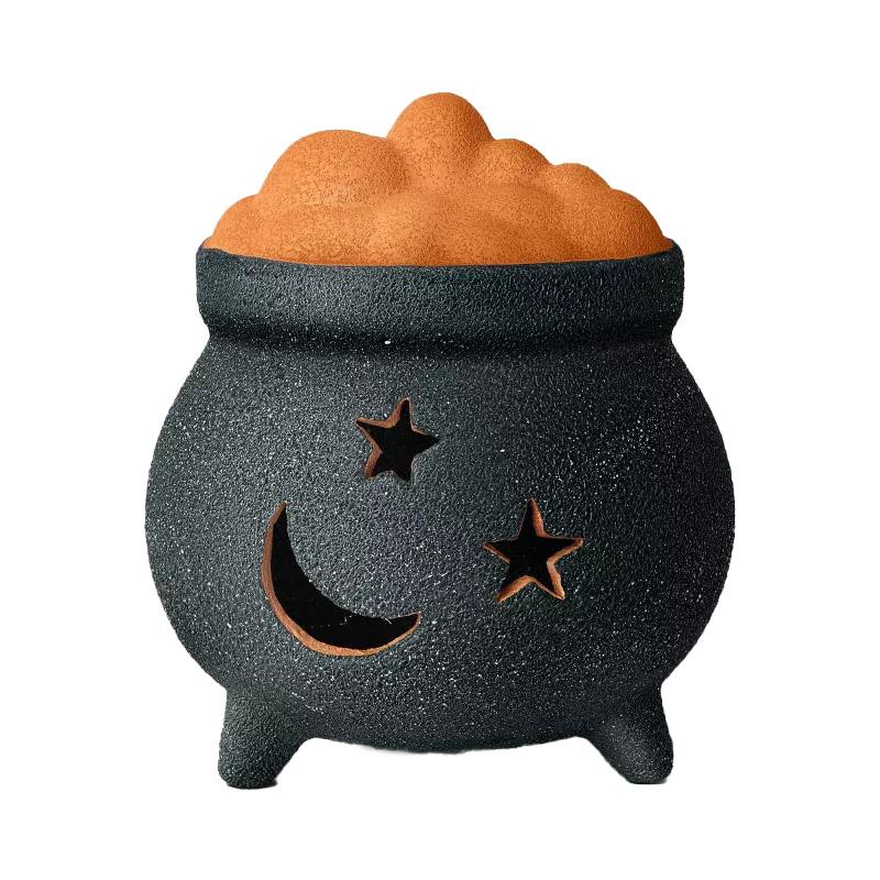 

Хэллоуин Маленькая Глина Текстурированный Большой Горшок Украшение Орнамент One Size