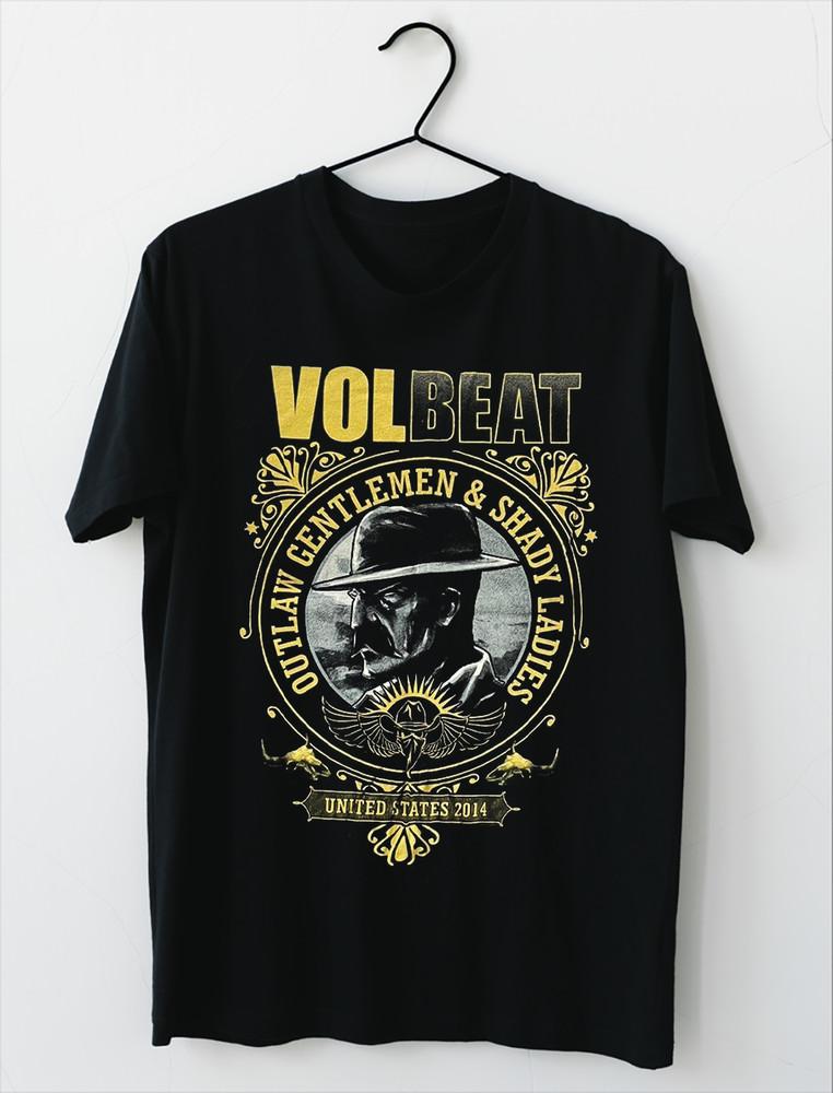 NEW Volbeat Band 2014 Concert Short Sleeve Black All Size  OM234 Unisex T-Shirt XXXXL