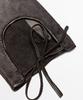 MASSIMO DUTTI Biker Style Fur Leather Gloves