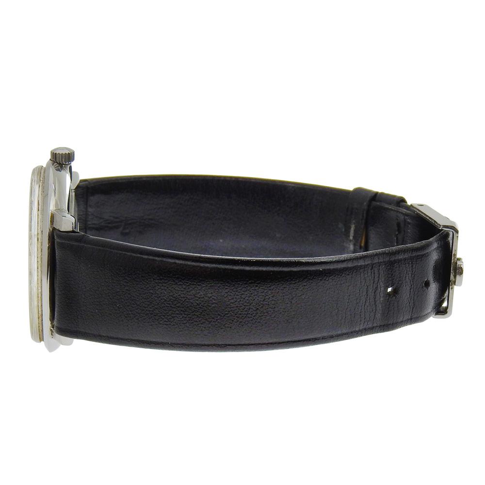 Omega De Ville Watches TOOL104 Silver SilverDial Stainless Steel/leather Hand Winding Analog Display Mens Used