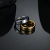Fashion Ring Men Women Titanium Steel Black  for Women Wedding Rings  Width 6mm Custom Engraved Name